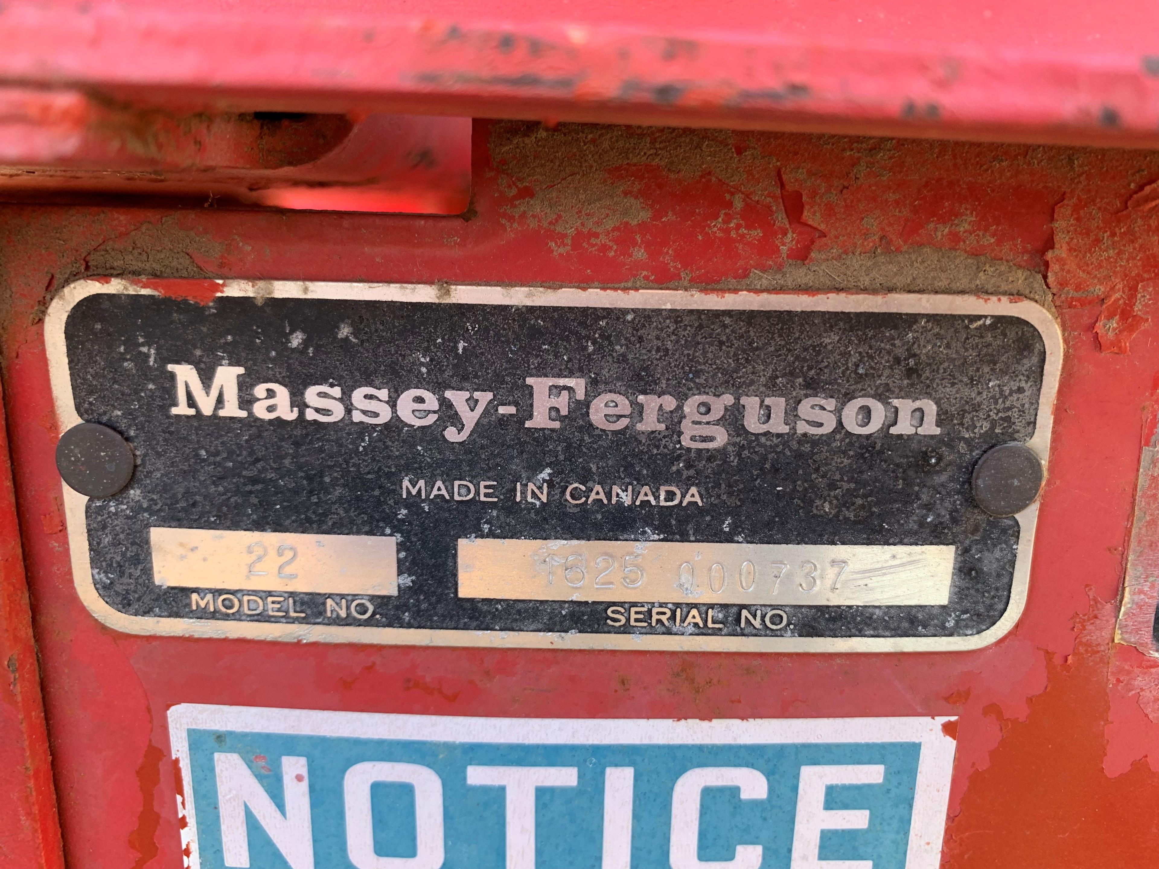 Massey Ferguson 12 Square Baler