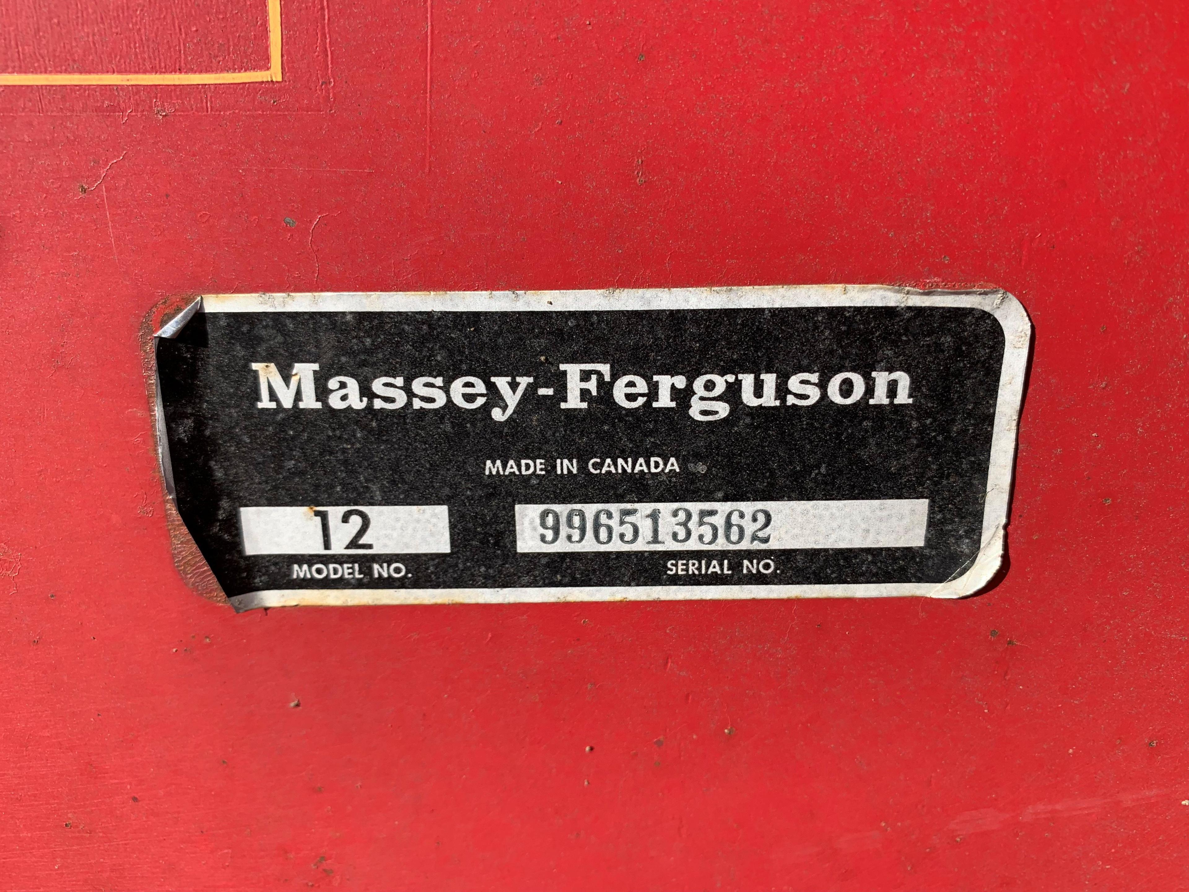 Massey Ferguson 12 Square Baler