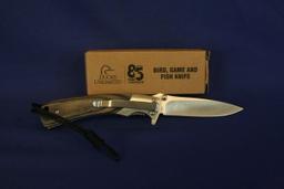 Ducks Unlimited Bird Game and Fish Knife