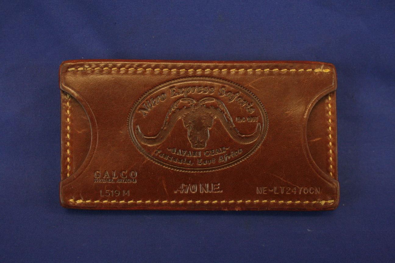 Galco Leather Belt Loop Cartridge Pouch (.470 NE)