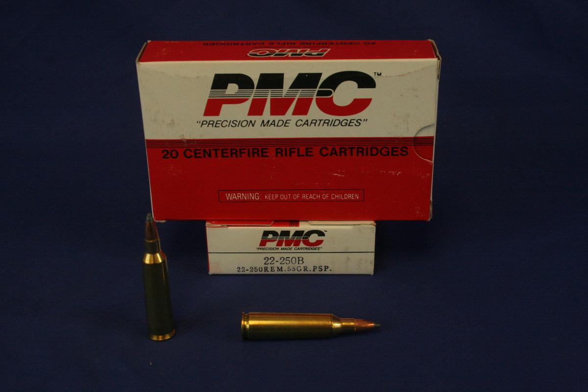 PMC 22-250 Rem Ammo (2 Boxes)