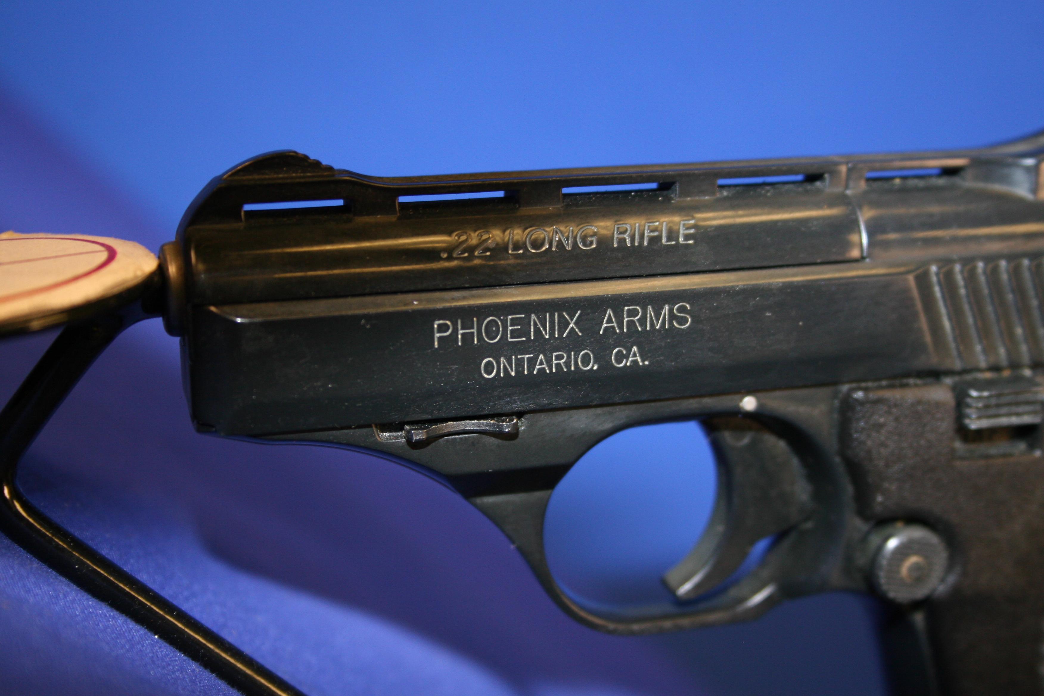 Phoenix Arms HP22 22lr Pistol. 3" Barrel SN#4038707. CA OK. No Magazine