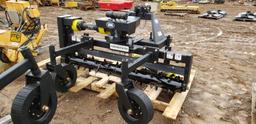 Unused 6ft Mtw 3 Pt Power Rake