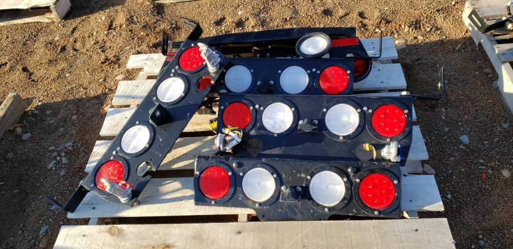 Unused Trailer Lights With Brackets And Glad Hands