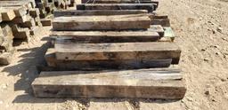 Approximately 50 6x8 Treated Timbers