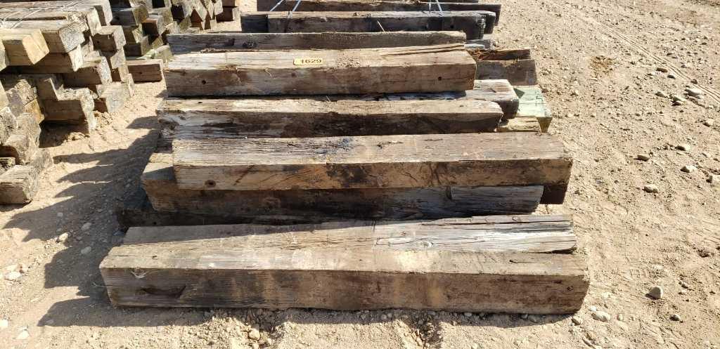 Approximately 50 6x8 Treated Timbers