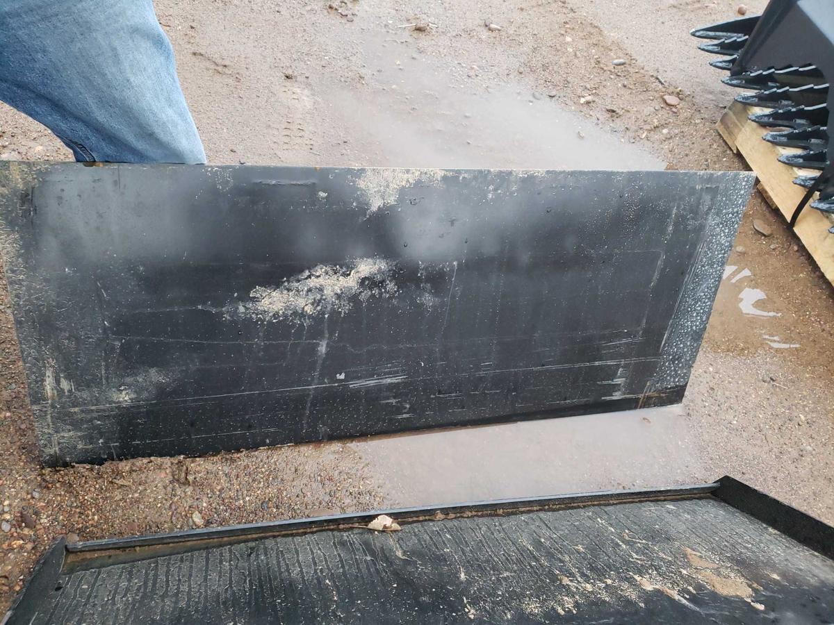 Unused Skid Steer Blank Plate Adapter