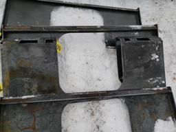 Unused Weld On Quick Attach Plates