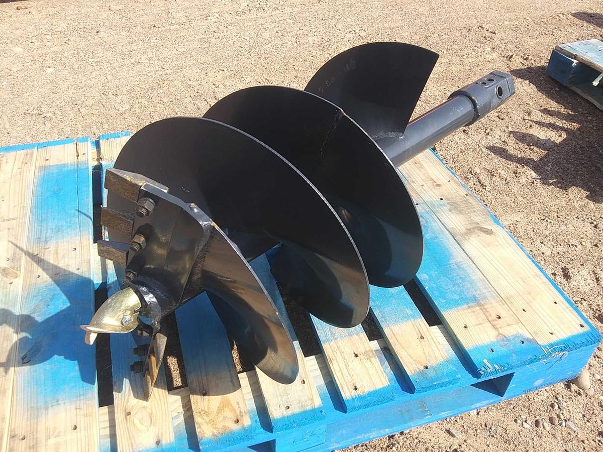 Unused 48" Long X 18" Diameter Auger Bit