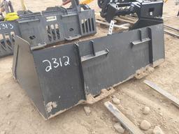 Unused Skid Steer Bucket, Approx 78"