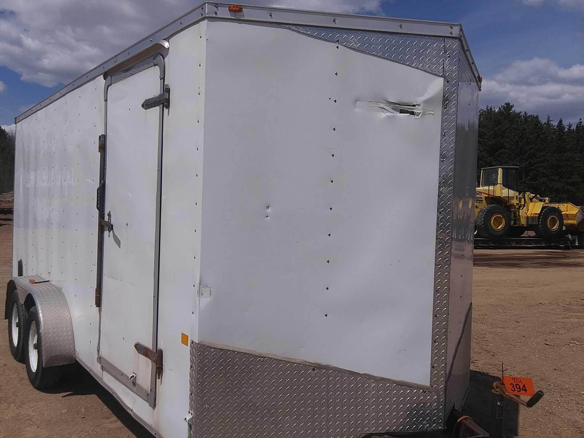 2012 Middlebury 16' Enclosed Trailer