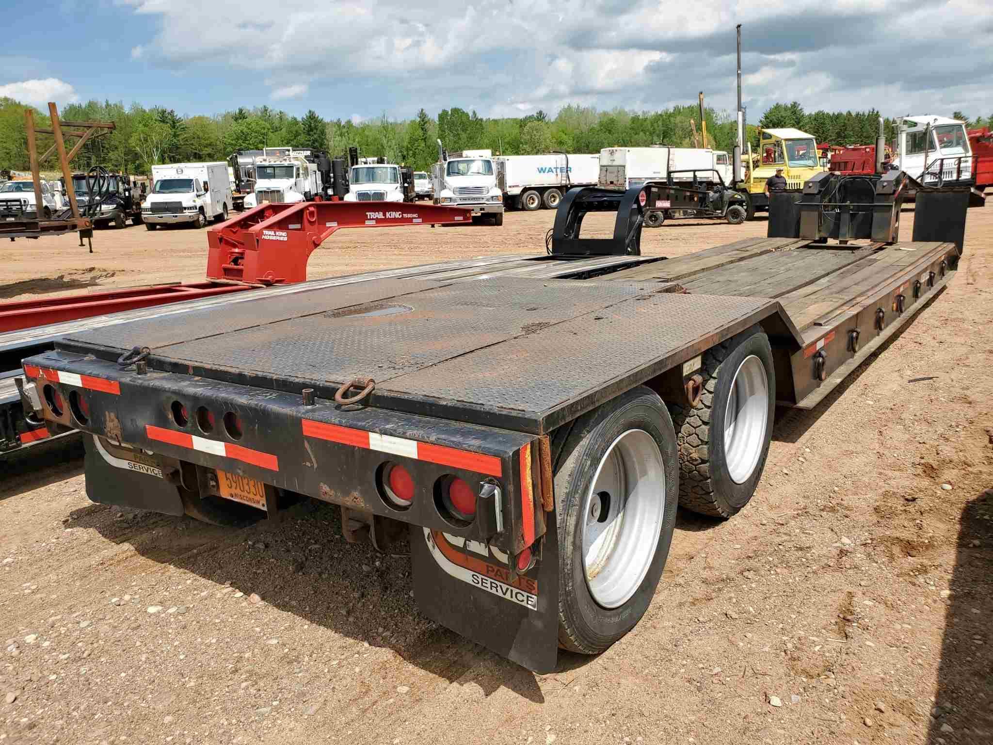 1986 Load King Lowboy Trailer