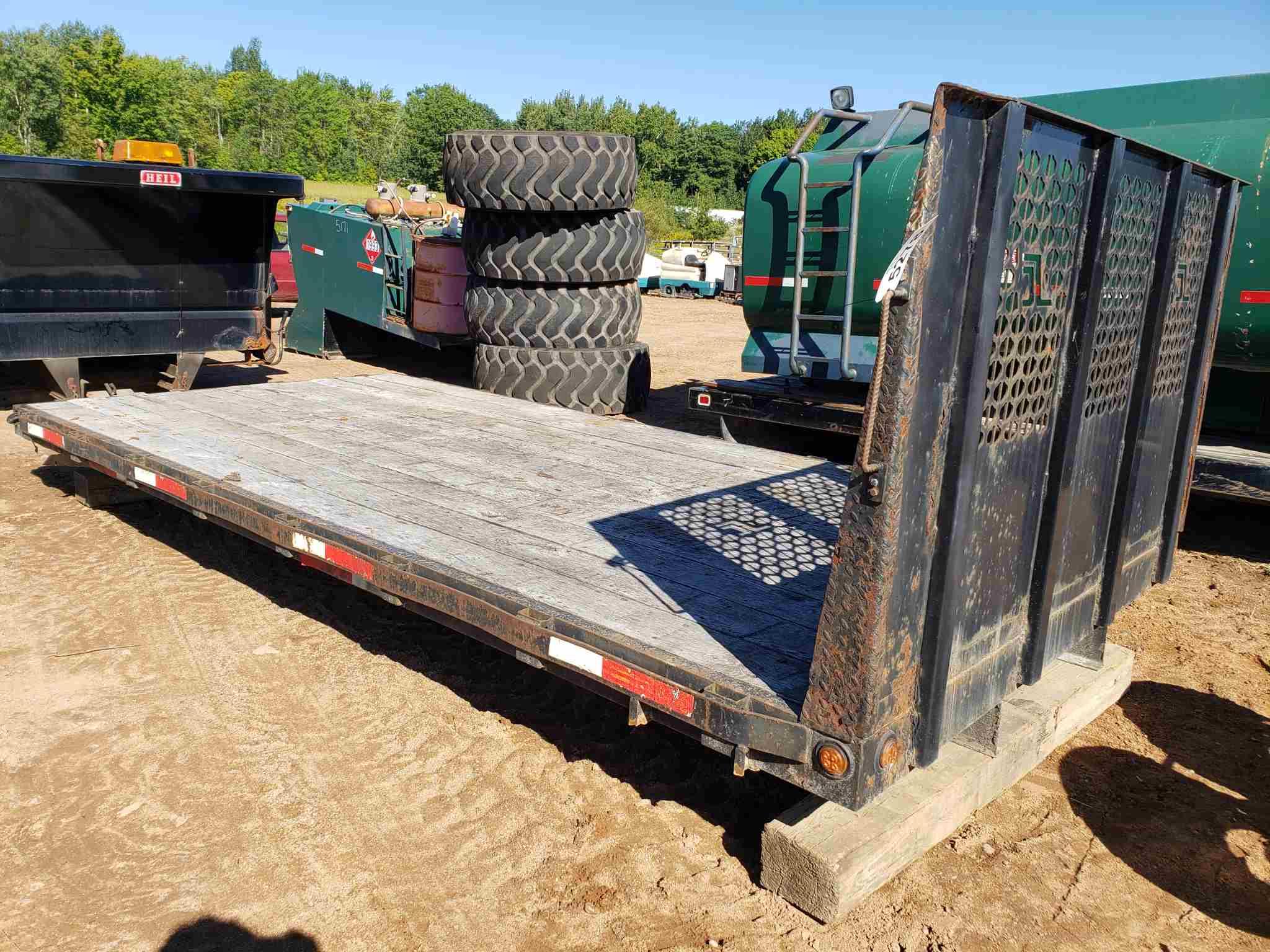 Truck Bed With Headache Rack- Approx 16' X 8'