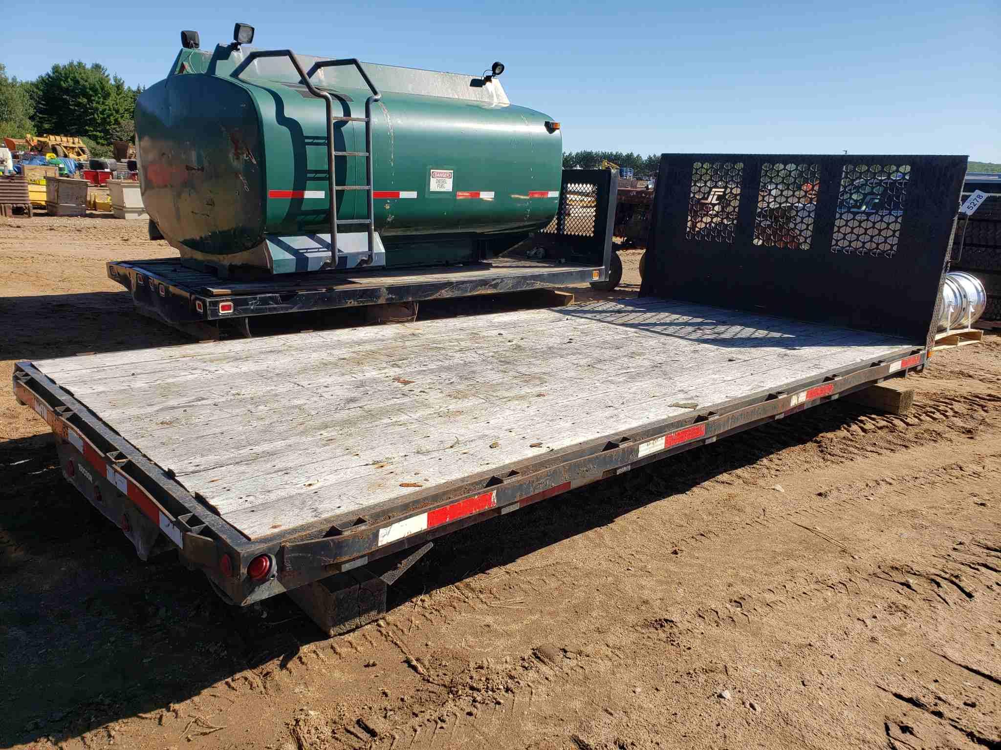 Truck Bed With Headache Rack- Approx 16' X 8'