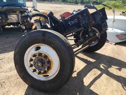 Truck Frame Section With Steer Axle & Tires