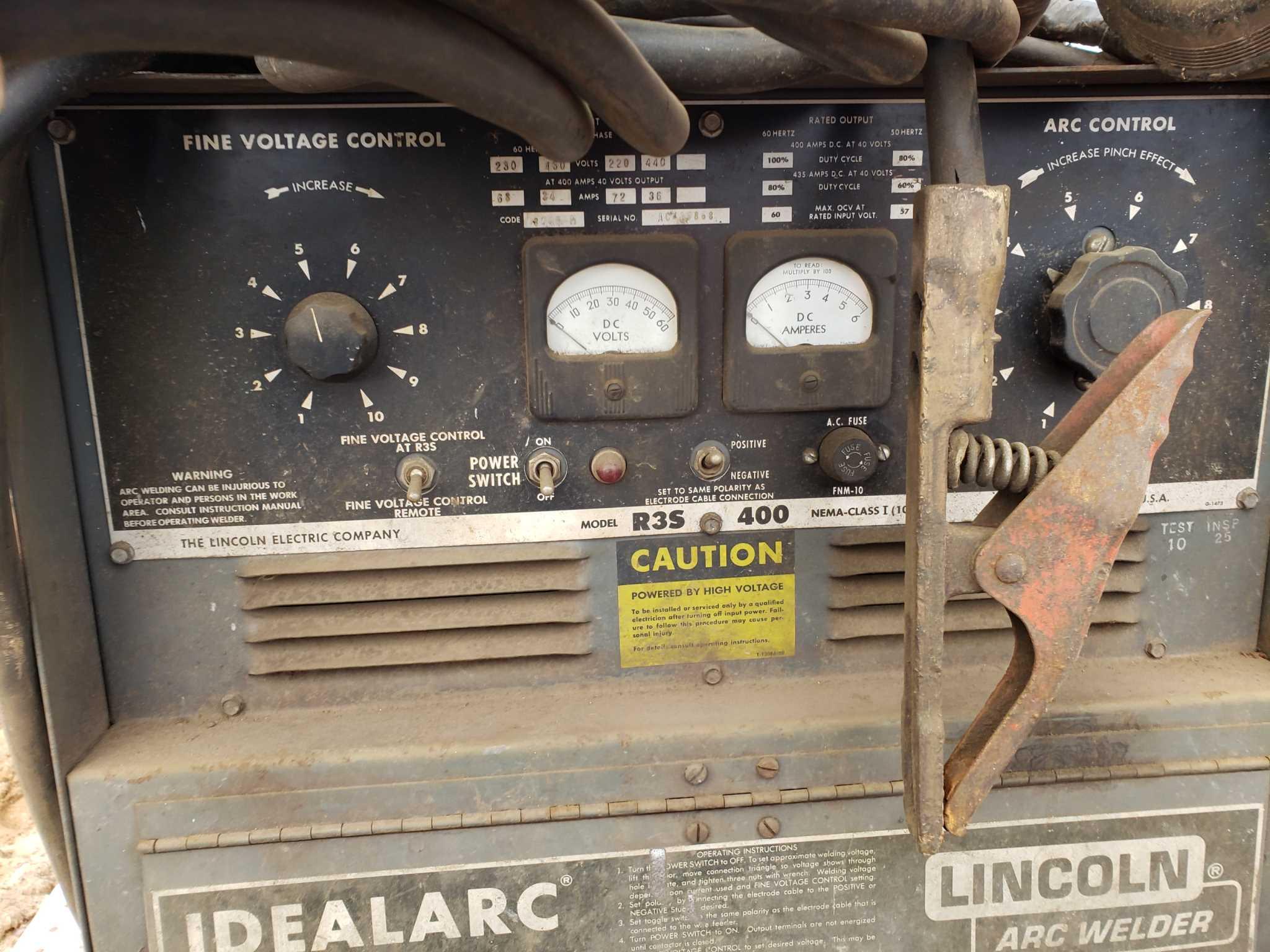 Lincoln Idealarc R3s & Ln-7 Wire Feeder