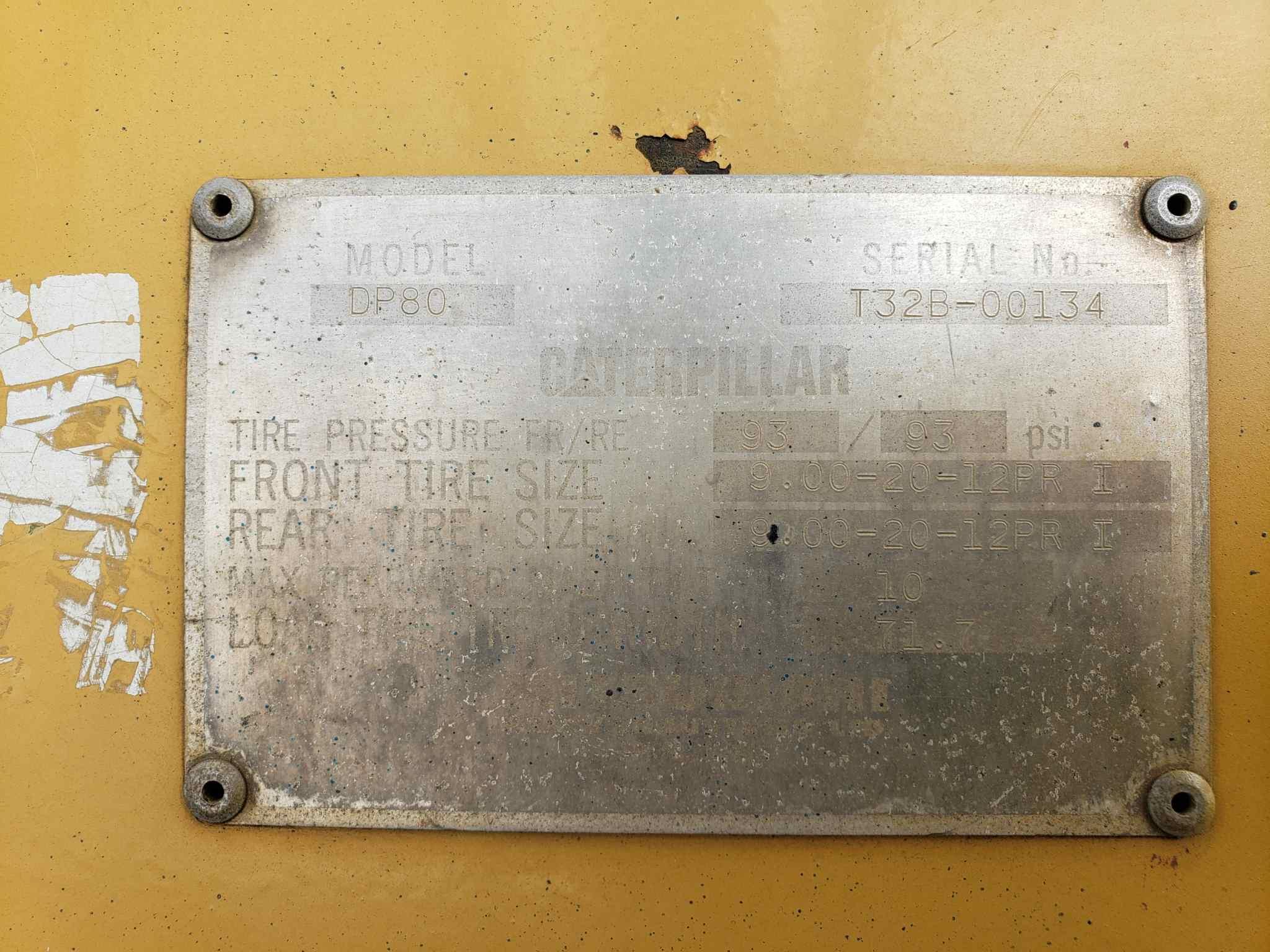Caterpillar Dp80 Forklift