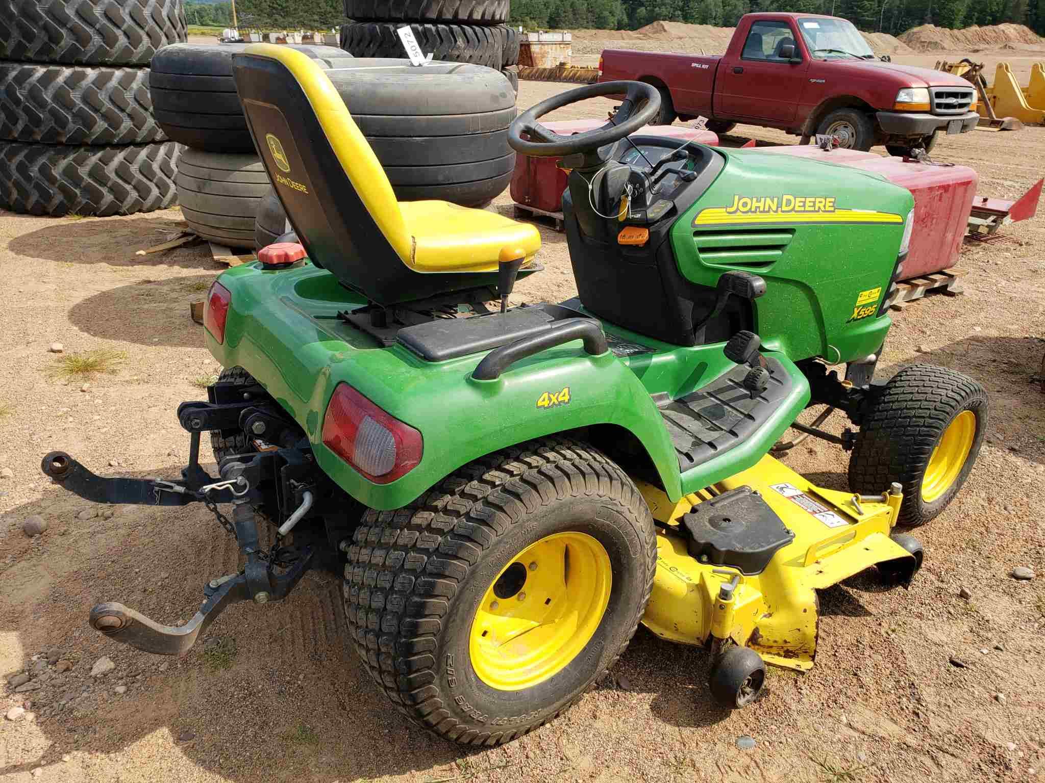 2002 John Deere X595 4x4 Diesel Lawn Tractor