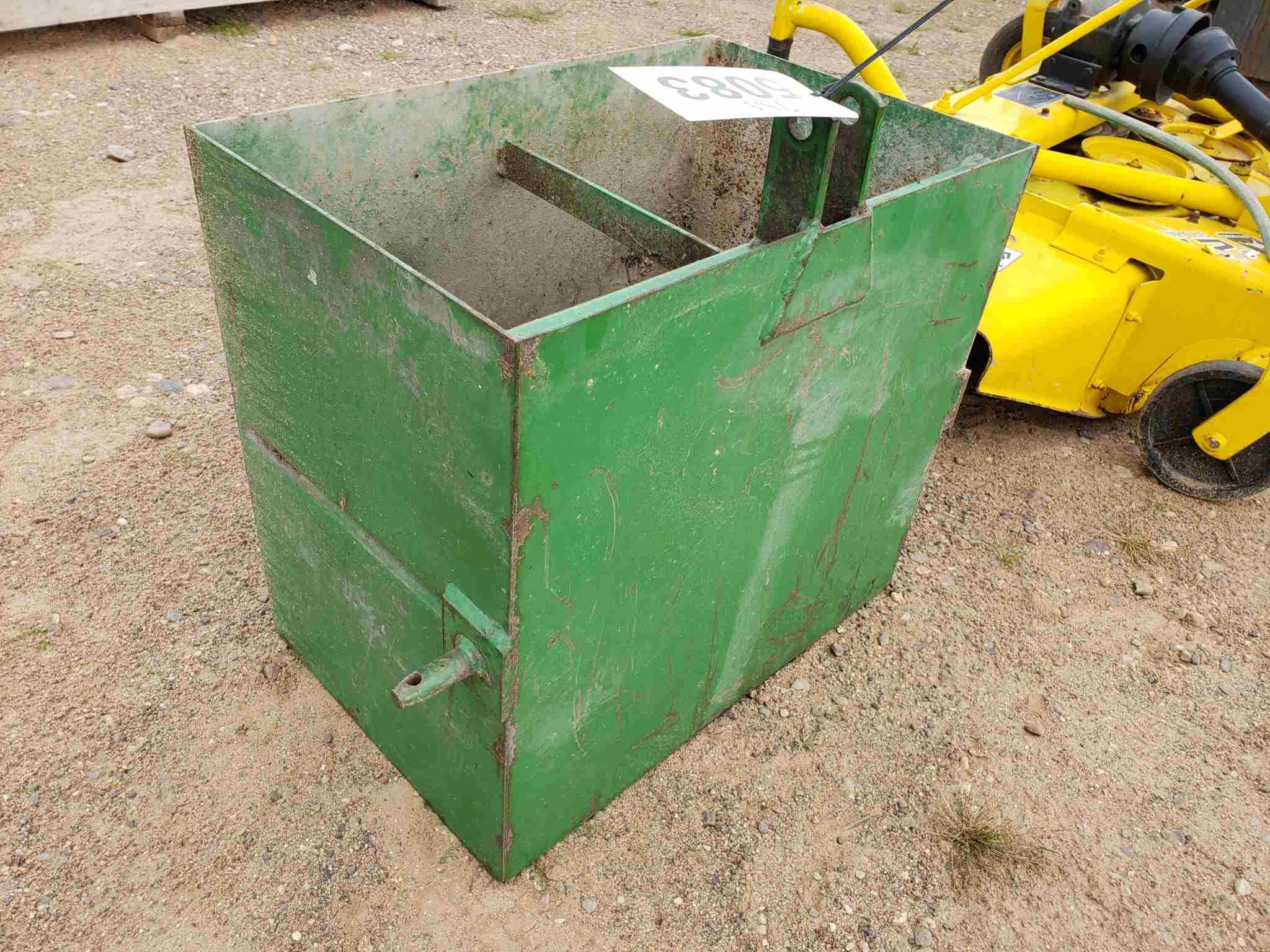 John Deere 3pt Ballast Box- Fits John Deere X595