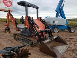 2012 Ditch Witch Xt1600 Excavator/ Tool Carrier