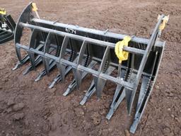 Unused 78" Log Skid Steer Grapple