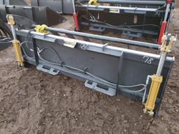 Unused 78" Log Skid Steer Grapple
