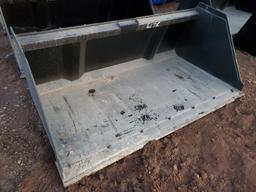 Unused 72" Snow/high Capacity Skid Steer Bucket