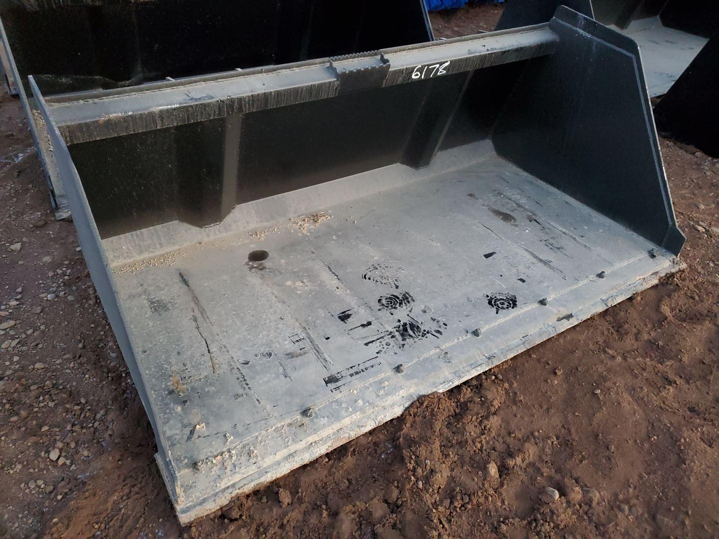 Unused 72" Snow/high Capacity Skid Steer Bucket