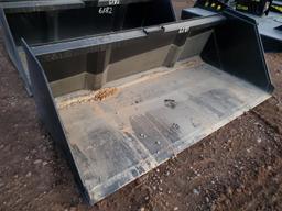 Unused 80" Snow/high Capacity Skid Steer Bucket