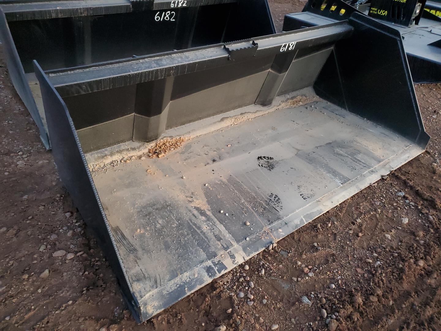 Unused 80" Snow/high Capacity Skid Steer Bucket