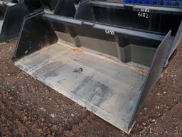 Unused 80" Snow/high Capacity Skid Steer Bucket