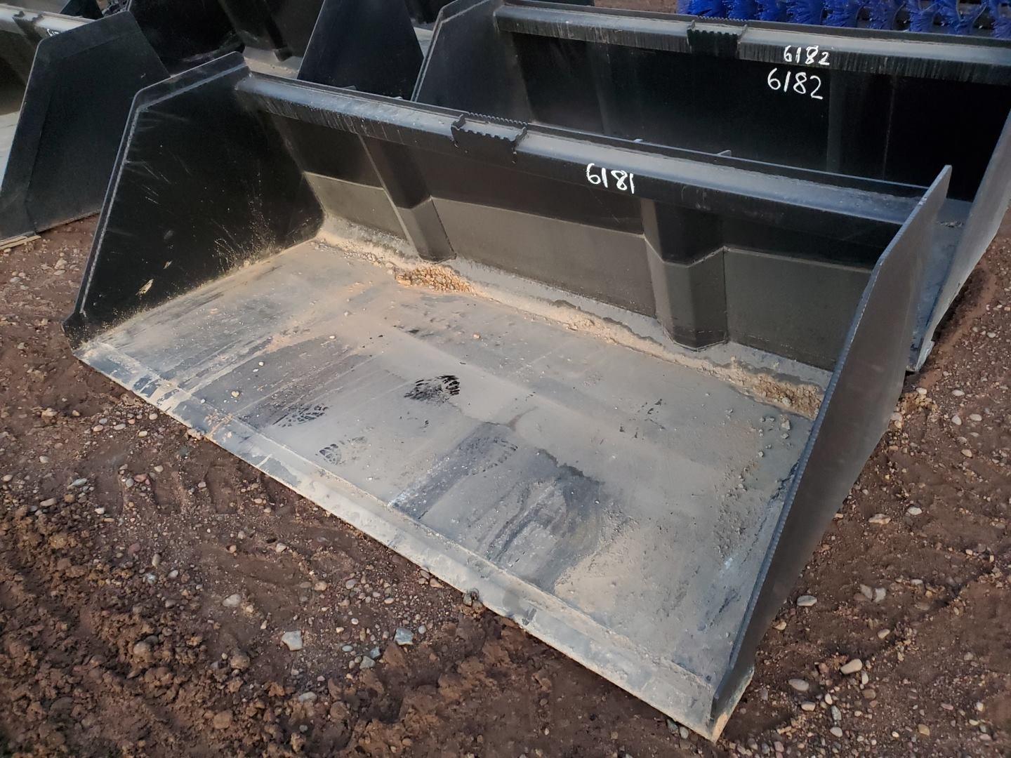 Unused 80" Snow/high Capacity Skid Steer Bucket