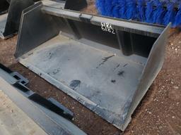 Unused 78" Snow/high Capacity Skid Steer Bucket