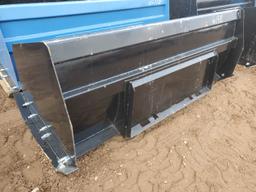 Unused 7' Skid Steer Snow Pusher