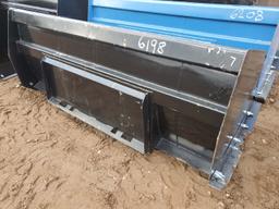 Unused 7' Skid Steer Snow Pusher