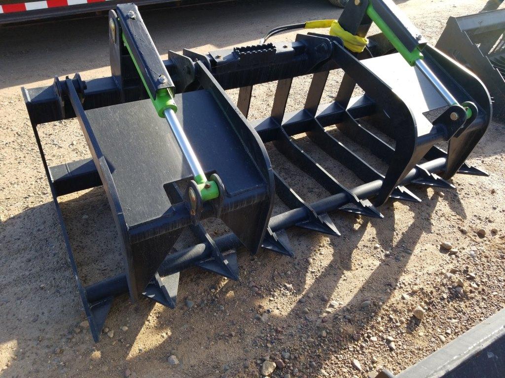 Unused 74" Skid Steer Log/brush Grapple