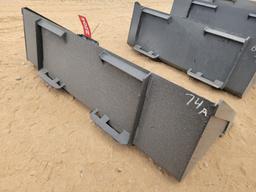Unused 74" Skid Steer Bucket