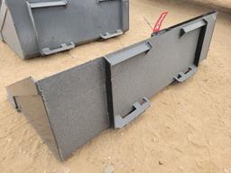 Unused 74" Skid Steer Bucket