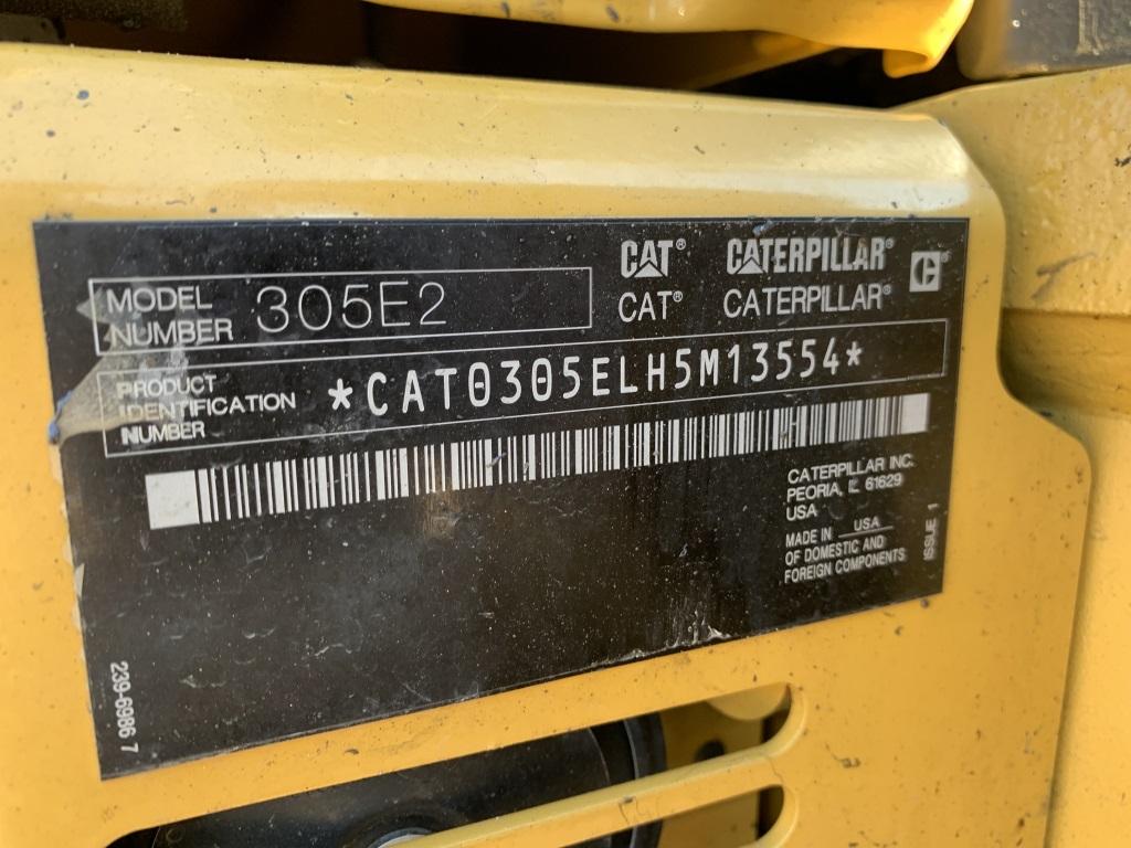 2020 Caterpillar 305 E2 Excavator