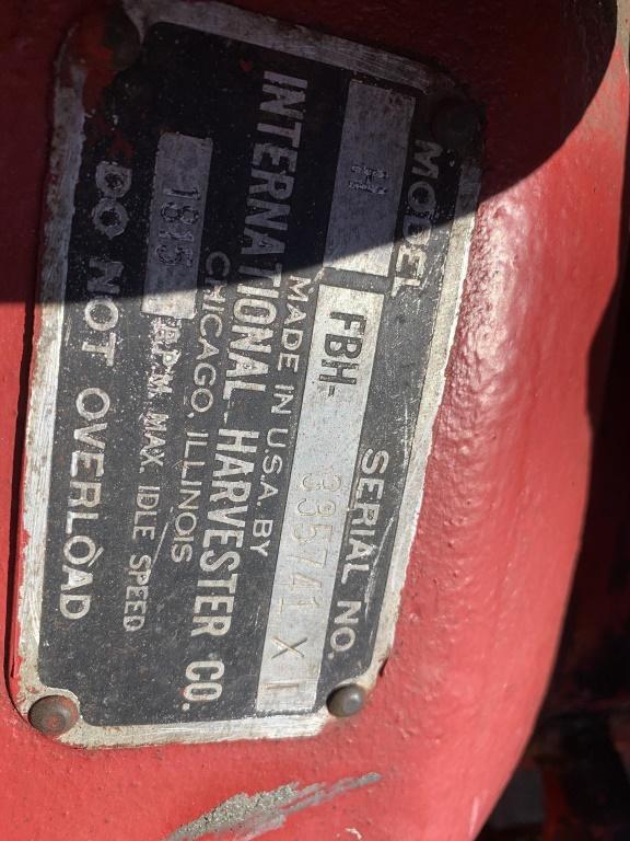 Farmall H Tractor