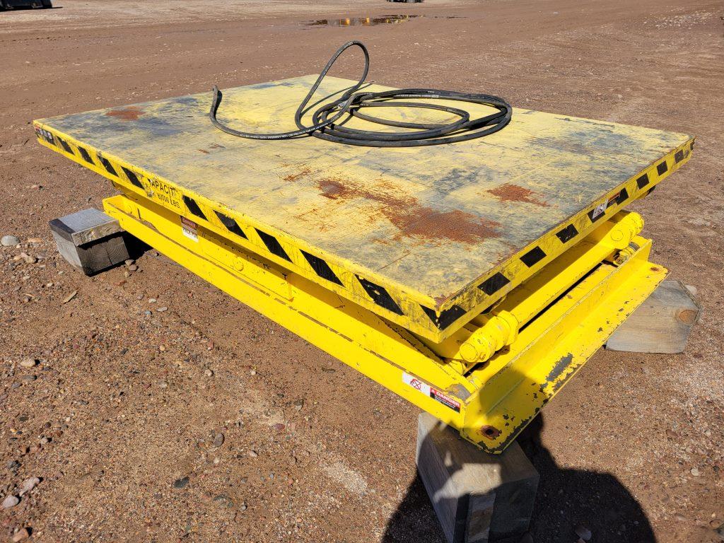 6000lb Hydraulic Table, Approx 78" X 60"