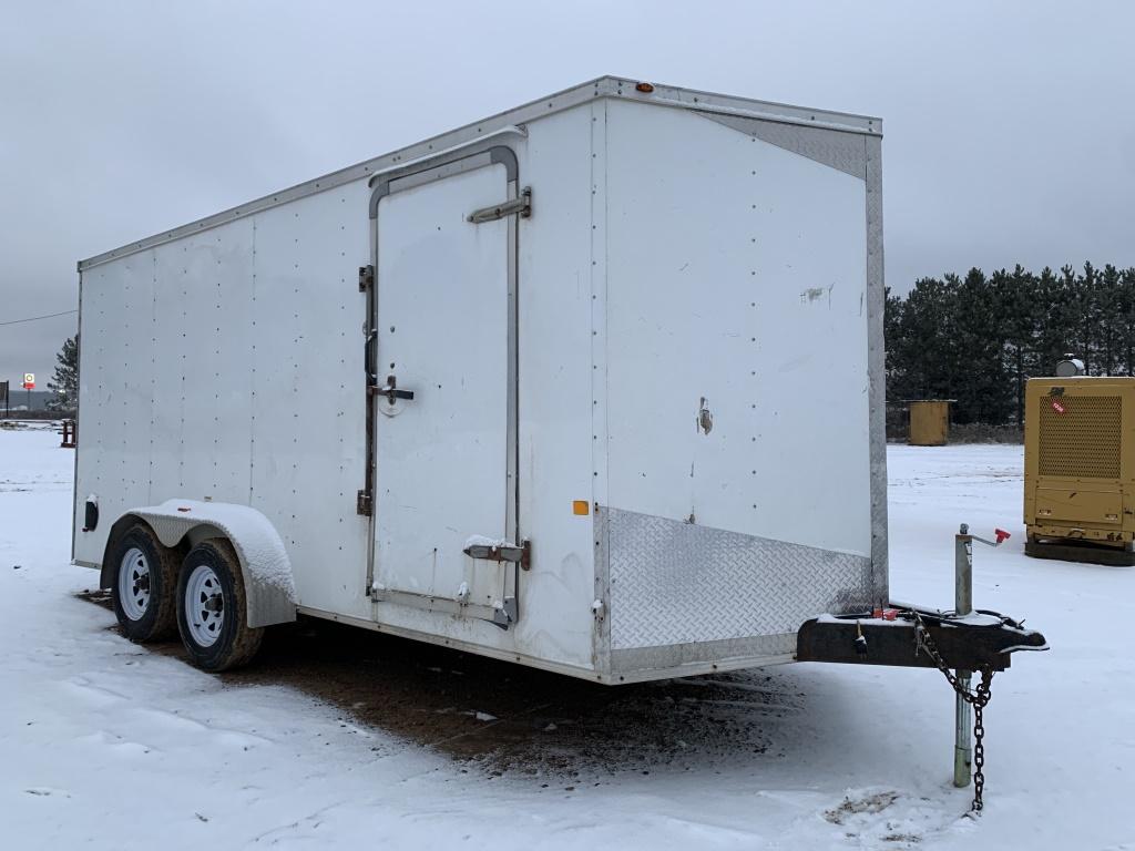 2012 Middlebury 16' X 7' Enclosed Trailer