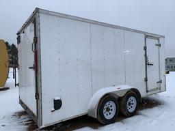 2012 Middlebury 16' X 7' Enclosed Trailer