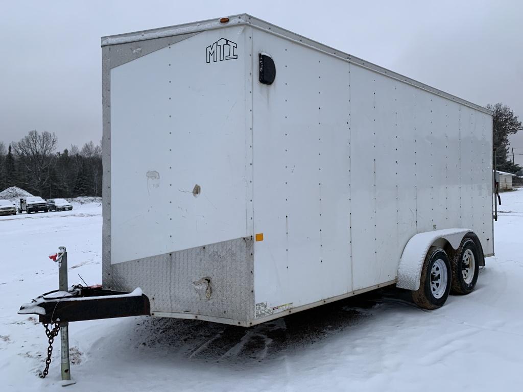 2012 Middlebury 16' X 7' Enclosed Trailer