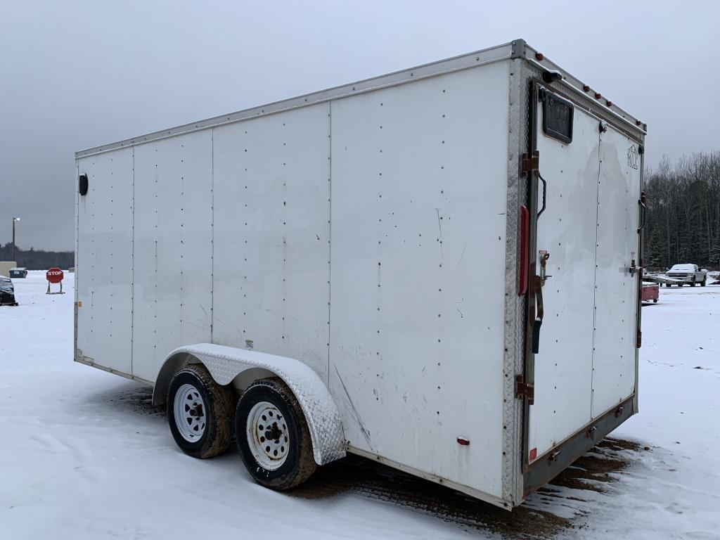 2012 Middlebury 16' X 7' Enclosed Trailer