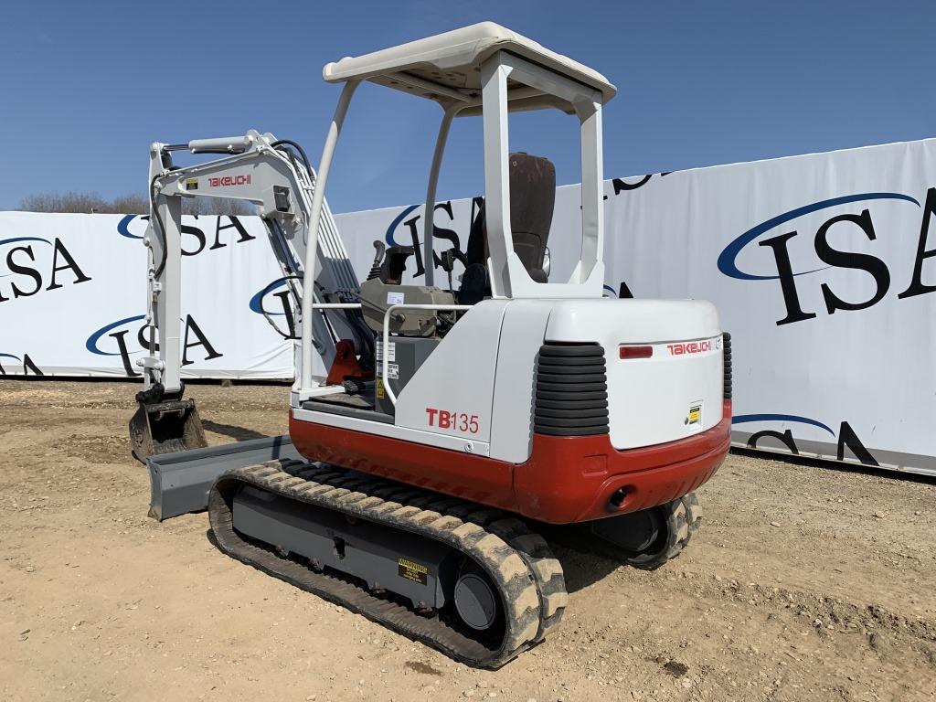 Takeuchi Tb135 Mini Excavator