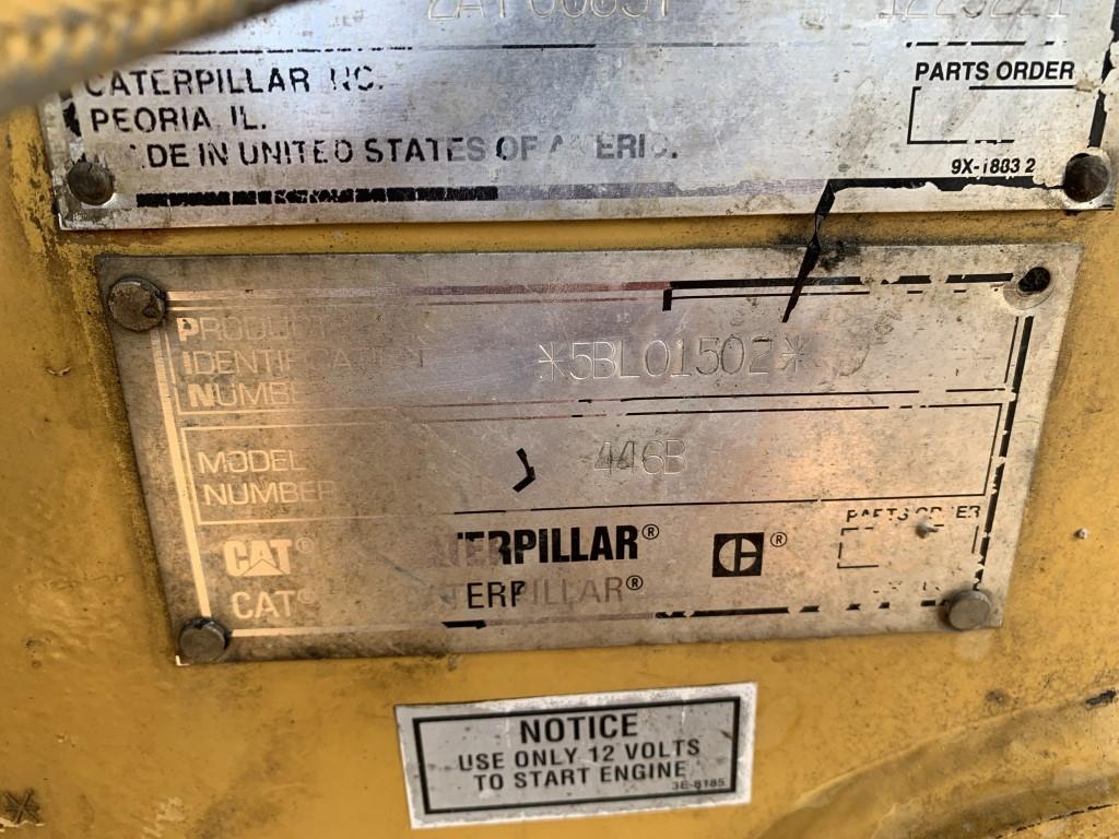 2000 Caterpillar 446b 4x4 Tractor Backhoe