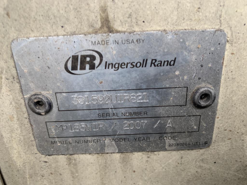 2007 Ingersoll Rand 185 Towable Compressor