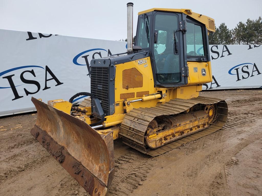 2011 Deere 550j Lgp Dozer