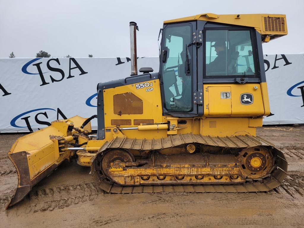 2011 Deere 550j Lgp Dozer